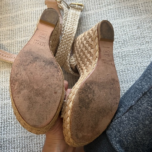 Ivory Stuart Weitzman Alex Wedge - Picture 3 of 3